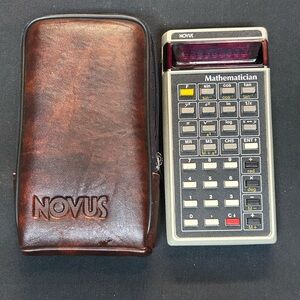 Vintage Novus Mathematician Calculator 4510 W/ Original Bag. (UNTESTED)